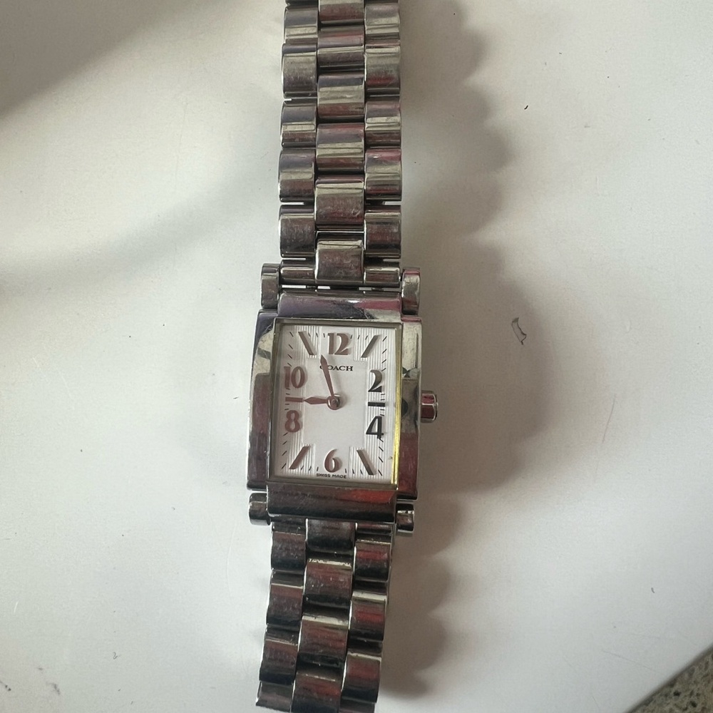 Coach Silver Watch
